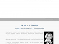 dr-ingeschneider.de Webseite Vorschau