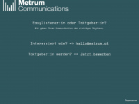 metrum.at Webseite Vorschau