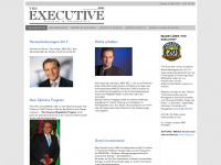 the-executive.at Webseite Vorschau
