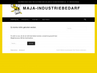 maja-industriebedarf.de Webseite Vorschau