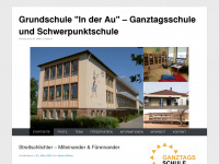 grundschule-in-der-au.de Webseite Vorschau