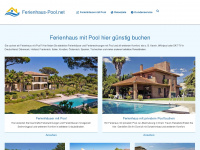 ferienhaus-pool.net Webseite Vorschau