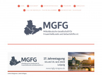 mgfg-kongress.de Webseite Vorschau