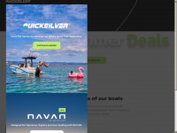 quicksilver-boats.com Webseite Vorschau