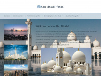abu-dhabi-fotos.de Webseite Vorschau
