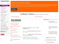 catholic.org Webseite Vorschau