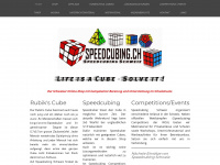 speedcubing.ch Webseite Vorschau
