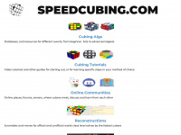 speedcubing.com Webseite Vorschau