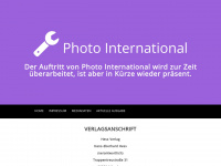 photo-international.de Webseite Vorschau
