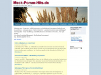 meck-pomm-hits.de Webseite Vorschau