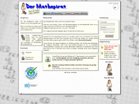 mathepirat.de Webseite Vorschau