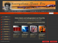 kunstgalerie-fiona-ritz.de Webseite Vorschau