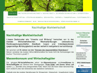 nachhaltige-marktwirtschaft.info Webseite Vorschau