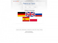 politicaltest.net Webseite Vorschau