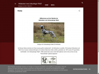 schaesberger-dalmatiner.com Webseite Vorschau