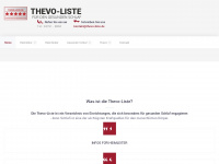 thevo-liste.de Webseite Vorschau