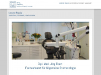 zahnarztpraxis-joerg-ebert.de Webseite Vorschau
