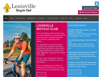 louisvillebicycleclub.org Webseite Vorschau