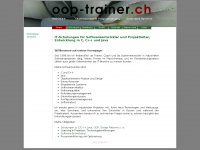 oop-trainer.ch Webseite Vorschau