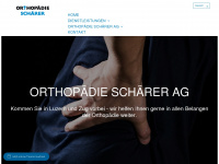orthoweb.ch Webseite Vorschau