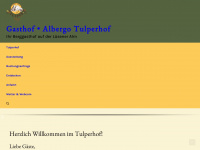 tulperhof.it Webseite Vorschau