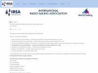 radiosailing.org Webseite Vorschau