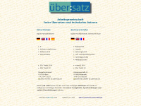uebersatz.de Webseite Vorschau