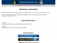 hobby-astronomie.com Webseite Vorschau