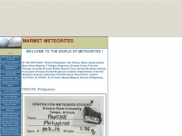 marmet-meteorites.com Webseite Vorschau