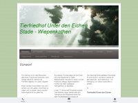 tierfriedhof-wiepenkathen.de Webseite Vorschau