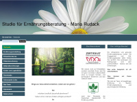 maria-rudack.de Webseite Vorschau