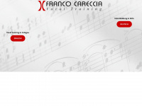 francocareccia.com Webseite Vorschau