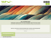 vap-psychologie.ch Webseite Vorschau