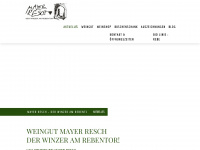 weinbau-resch.at Webseite Vorschau