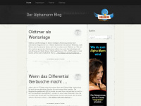 alphamann-blog.com Webseite Vorschau