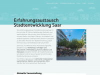 stadtentwicklung-saar.de Webseite Vorschau