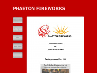 phaeton-fireworks.de Webseite Vorschau
