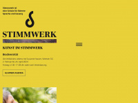 stimmwerk.ch Webseite Vorschau