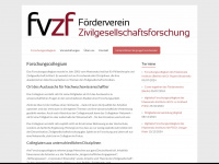 zivilgesellschaftsforschung.de Webseite Vorschau