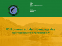 sportfischerverein-karlshafen.de Webseite Vorschau