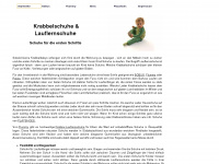 schuhe-fuer-kids.de Webseite Vorschau