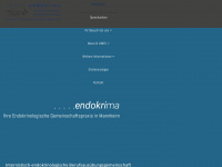 endokrima.de Webseite Vorschau