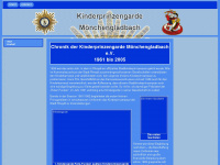 kinderprinzengarde-mg.de Webseite Vorschau