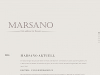 marsano.ch Webseite Vorschau