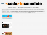 codeincomplete.co.uk Webseite Vorschau
