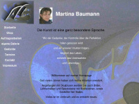 martina-skulpturen.de Webseite Vorschau