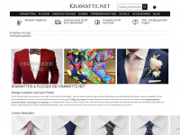 krawatte.net Webseite Vorschau