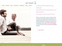 pm-result.com Webseite Vorschau