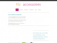 filz-accessoires.ch Webseite Vorschau