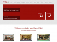 dasmusikhaus.ch Webseite Vorschau